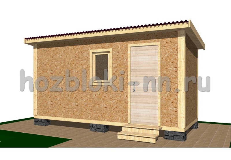 201 Хозблок из СИП панелей вар 2