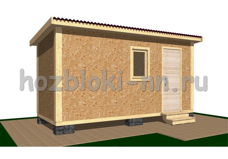 202 Хозблок из СИП панелей вар 2