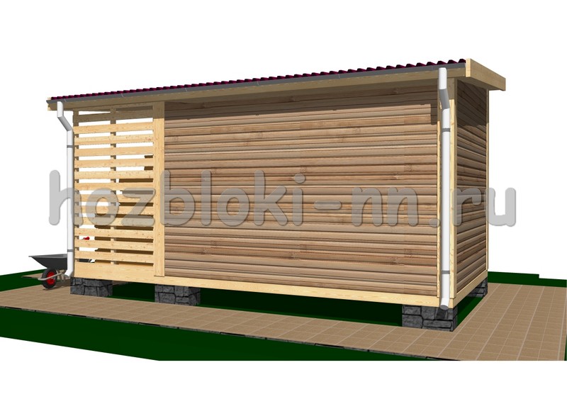 51 хозблок 5х2,5
