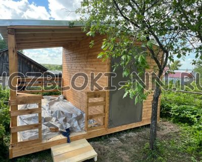 Хозблок с верандой 1